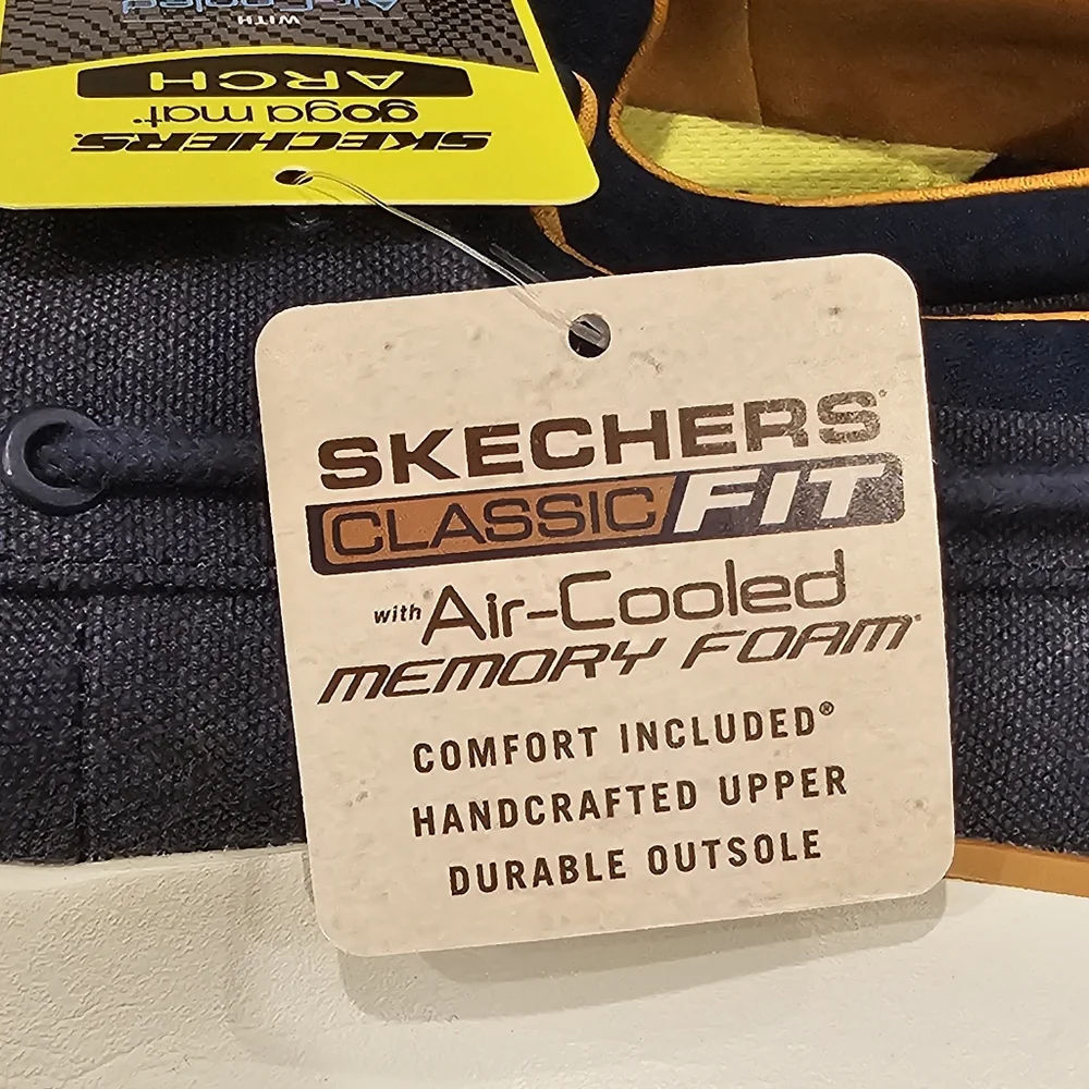 Skechers Bellinger Garmo Slip-on Comfort Boat Shoe Navy Blue Size 7